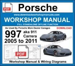 Porsche 997 Carrera Workshop Manual